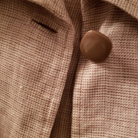 G2000 Cropped Poncho-style Jacket (Beige) - Picture 4 of 4